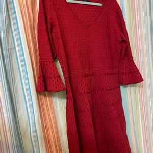Liz Claiborne Petite XL knee length sweater dees